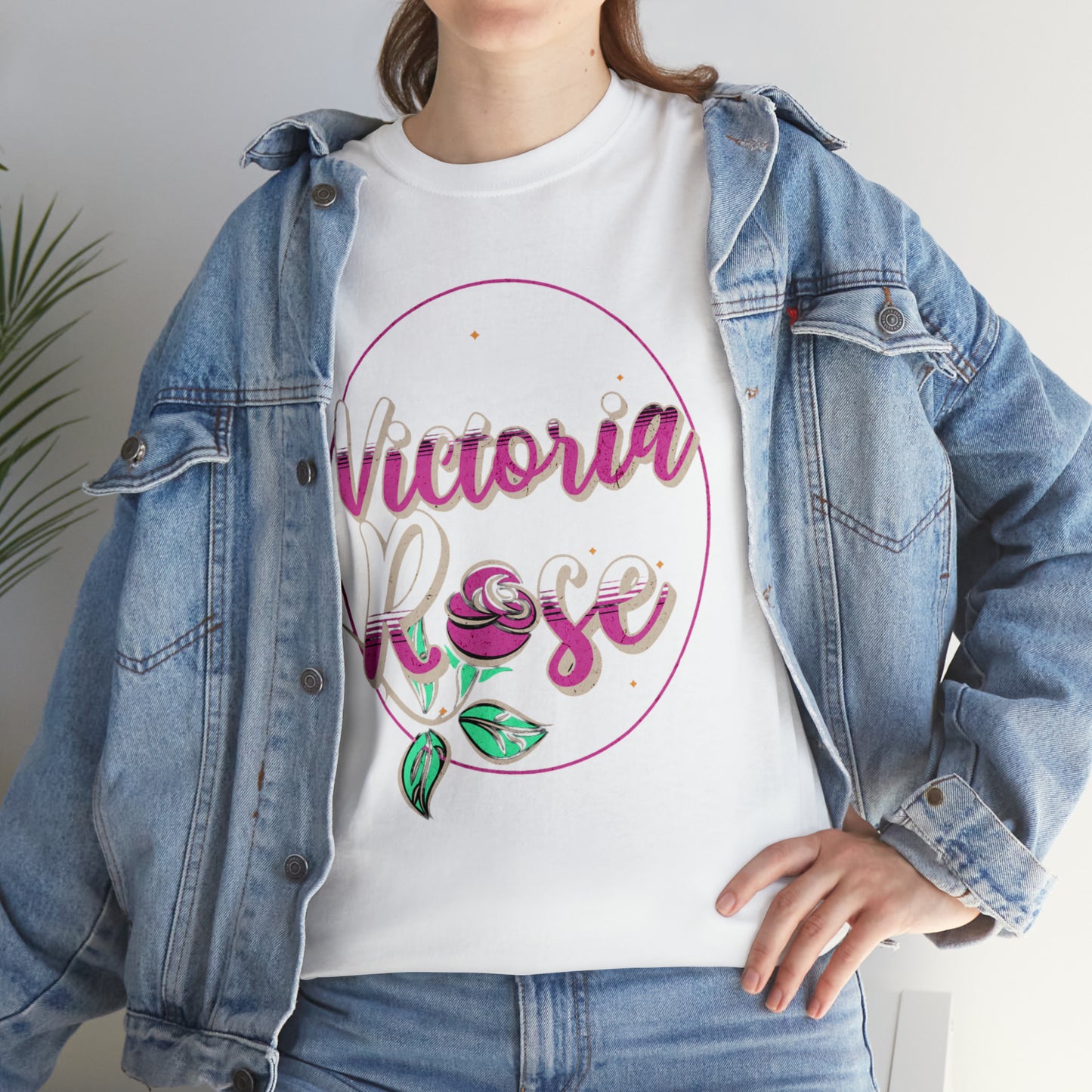 Victoria Rose Heavy Cotton Tee