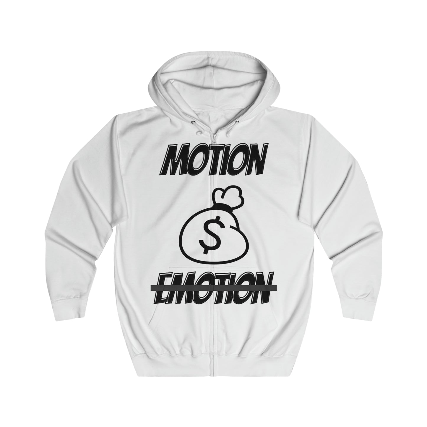 Motion No Emotion Full Zip Hoodie