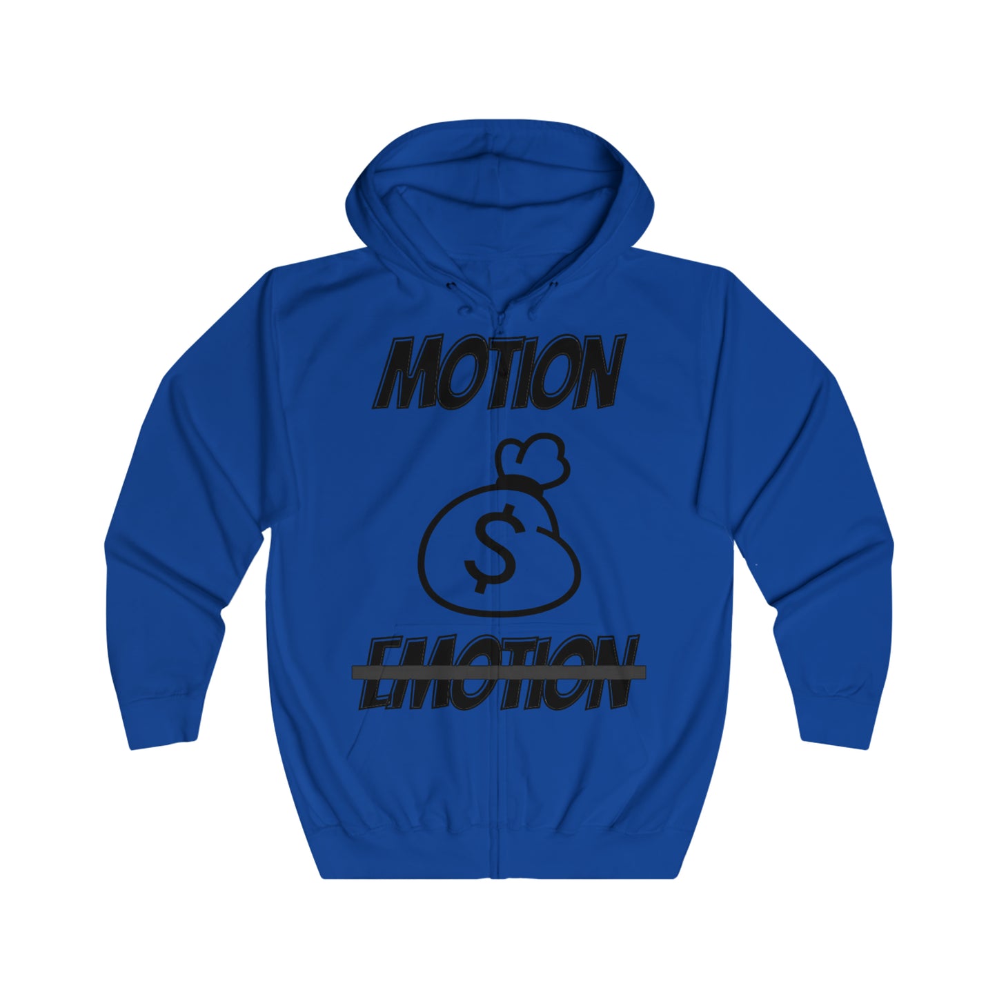 Motion No Emotion Full Zip Hoodie