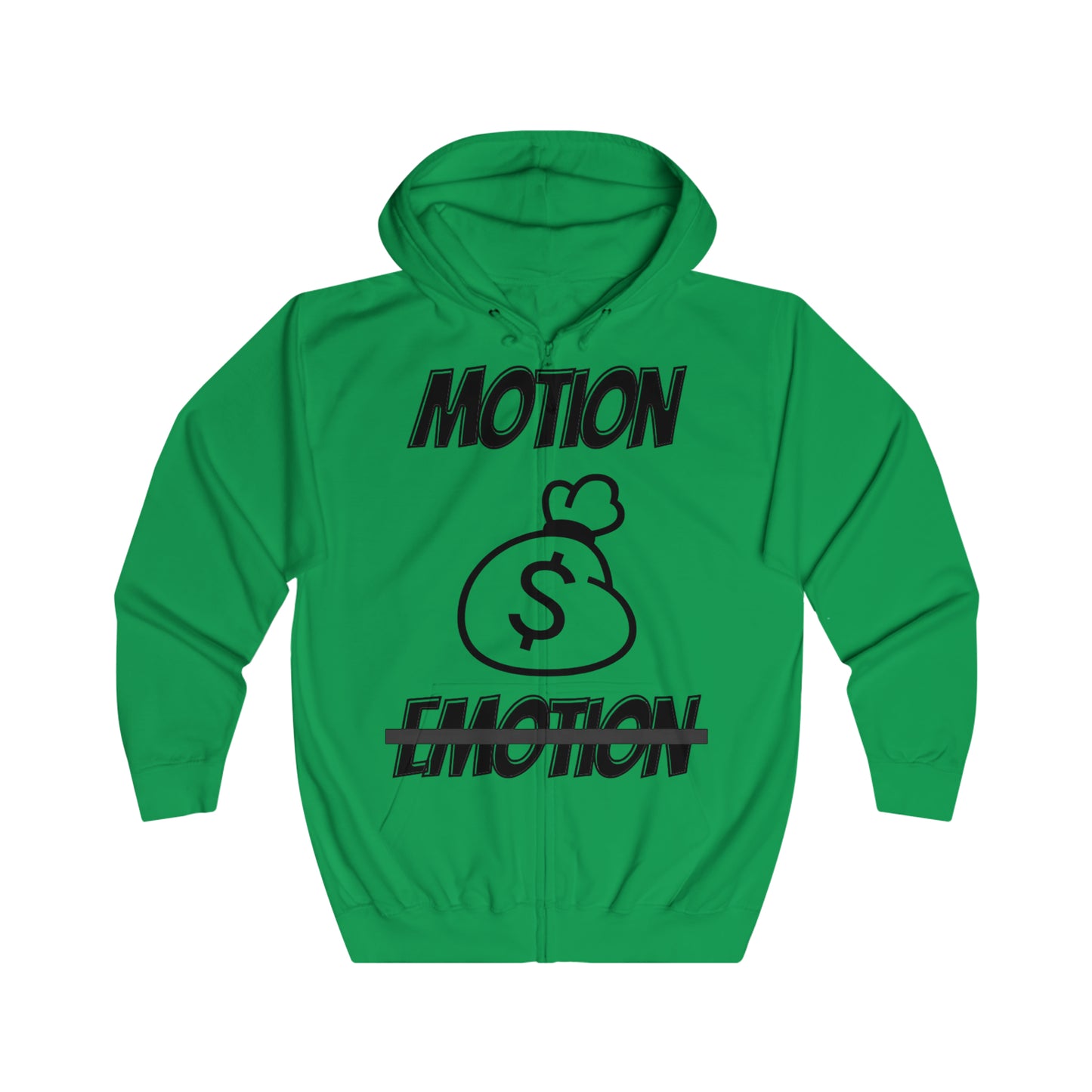 Motion No Emotion Full Zip Hoodie