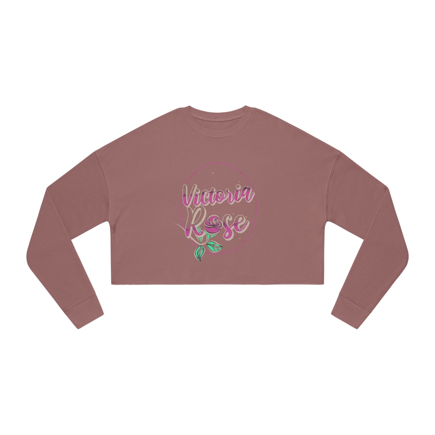 Victoria Rose Cropped Sweatshirt