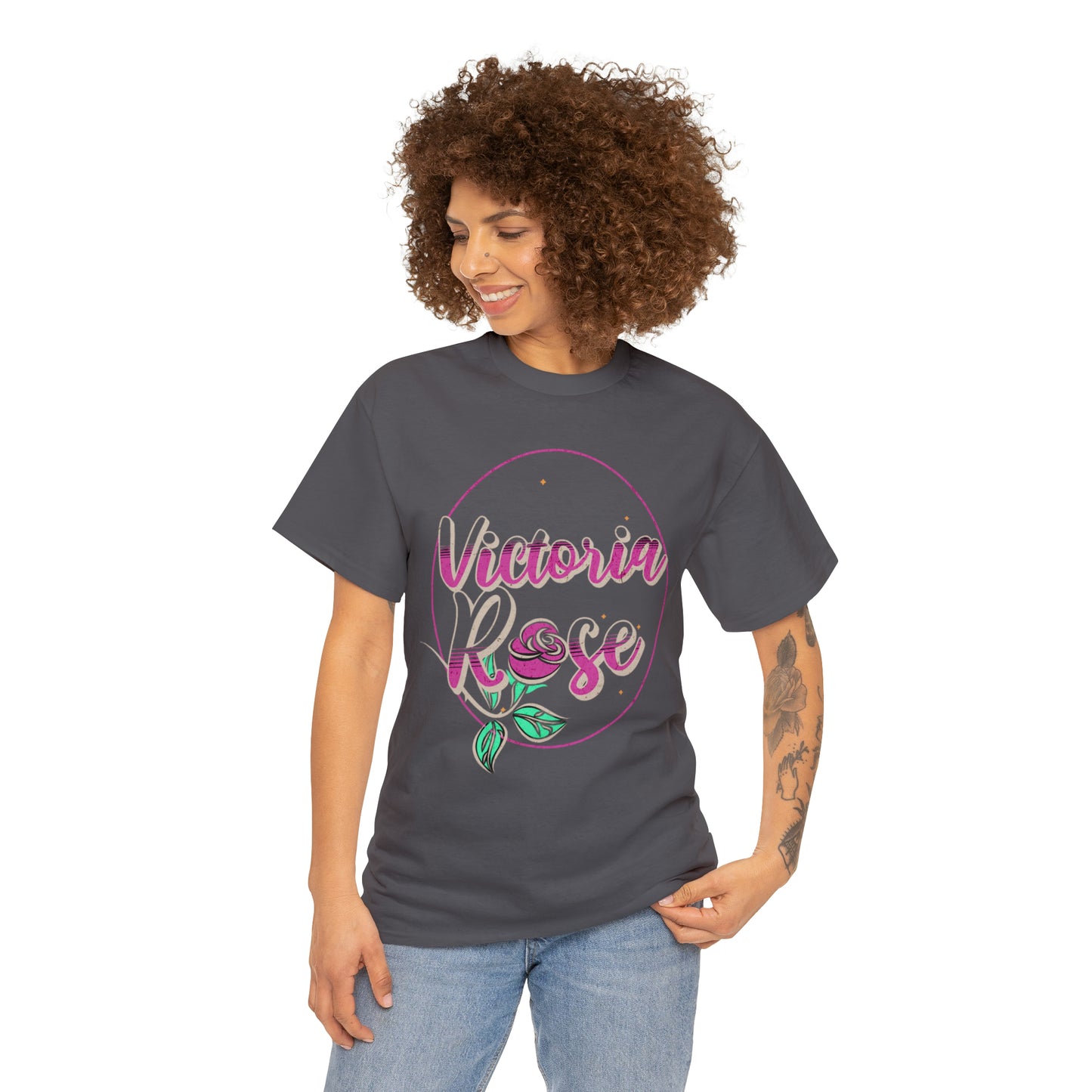 Victoria Rose Heavy Cotton Tee