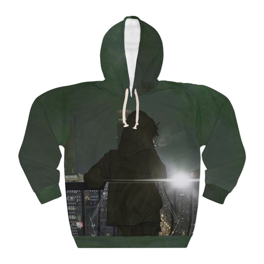 Thoughts at midnight all over hoodie