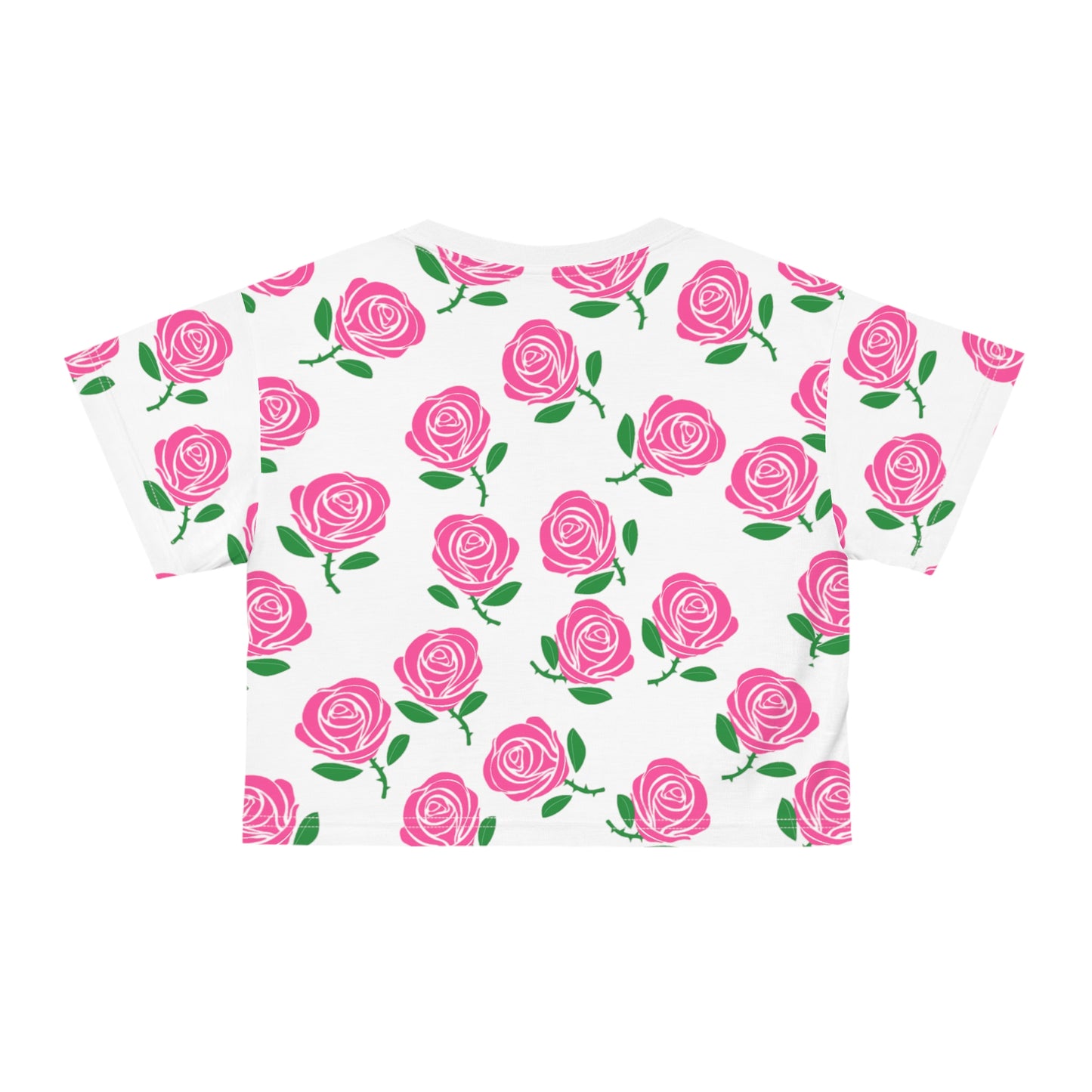 Victoria Rose (Roses everywhere) Crop Top