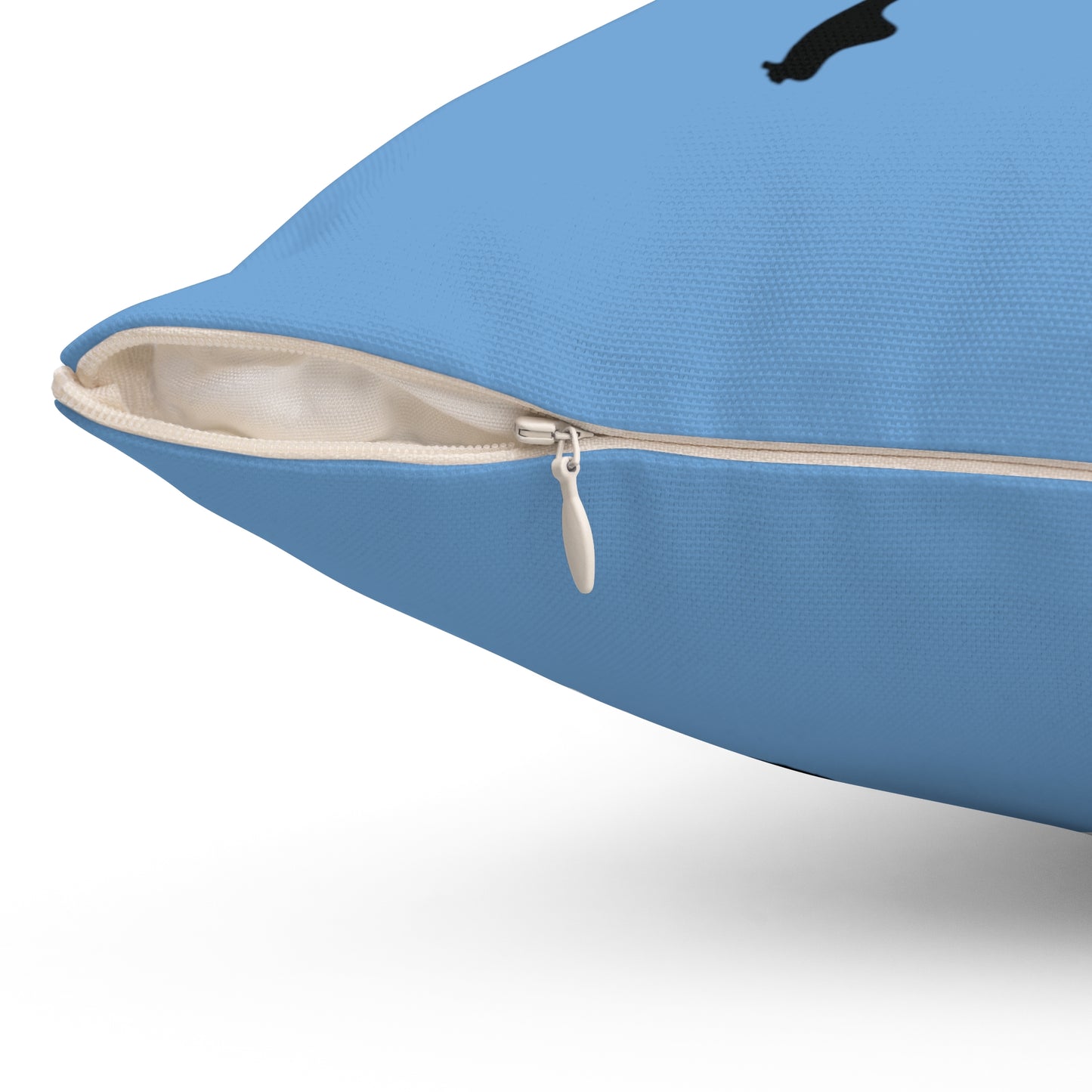 Witch please Square Pillow (Light Blue)