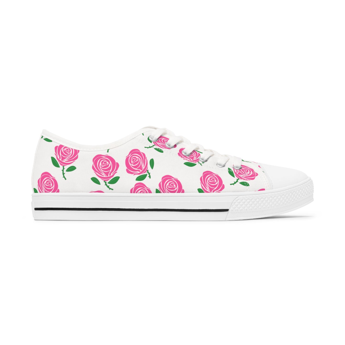 Victoria Rose “Roses everywhere” Women’s Low Top Sneakers