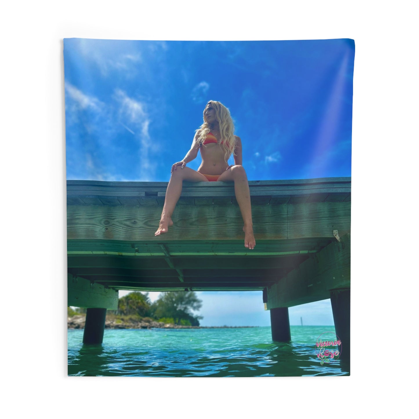 Victoria Rose Indoor Wall Tapestry (Above all odds)