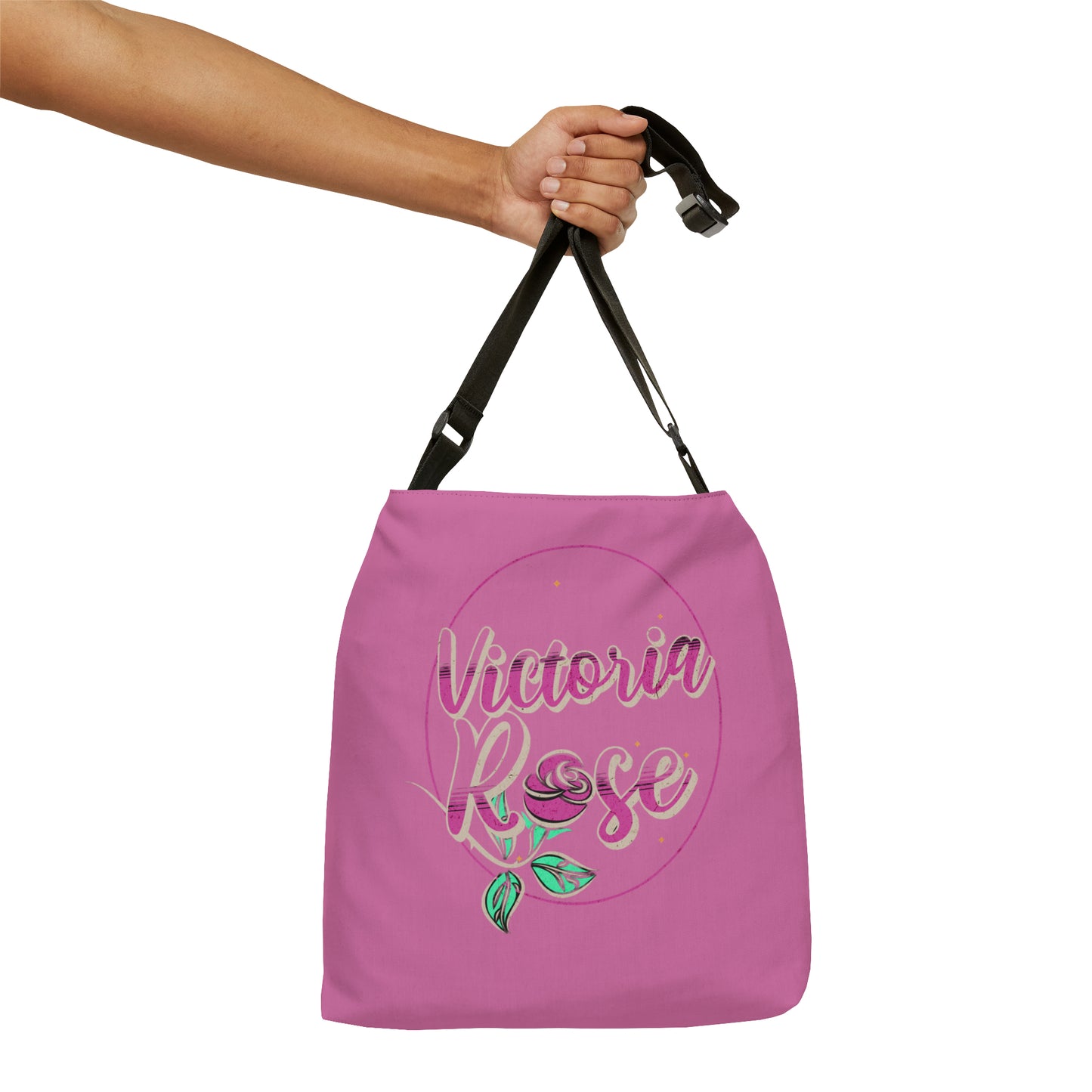 Victoria Rose Adjustable Tote Bag